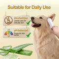 Dog Ear Finger Wipes for Dogs & Cats, Green Tea Scent, 50 Count