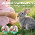 BESNEW 3 PCS Rabbit Chew Toys,100% Natural Loofah Without Additives,Bunny Chew Toys for Teeth,Fiber-Rich Rabbit Treats f