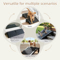 Dog Ramp for Stairs – Non-Slip Pet Steps with Locked-in Carpet & Iron Frame, Helps Senior Dogs & Small Breeds Climb Safe