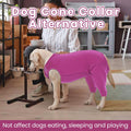 Nanaki Dog Wound Care Shirt,Dog Leg Sleeve to Stop Licking Rear Leg&Abdomen