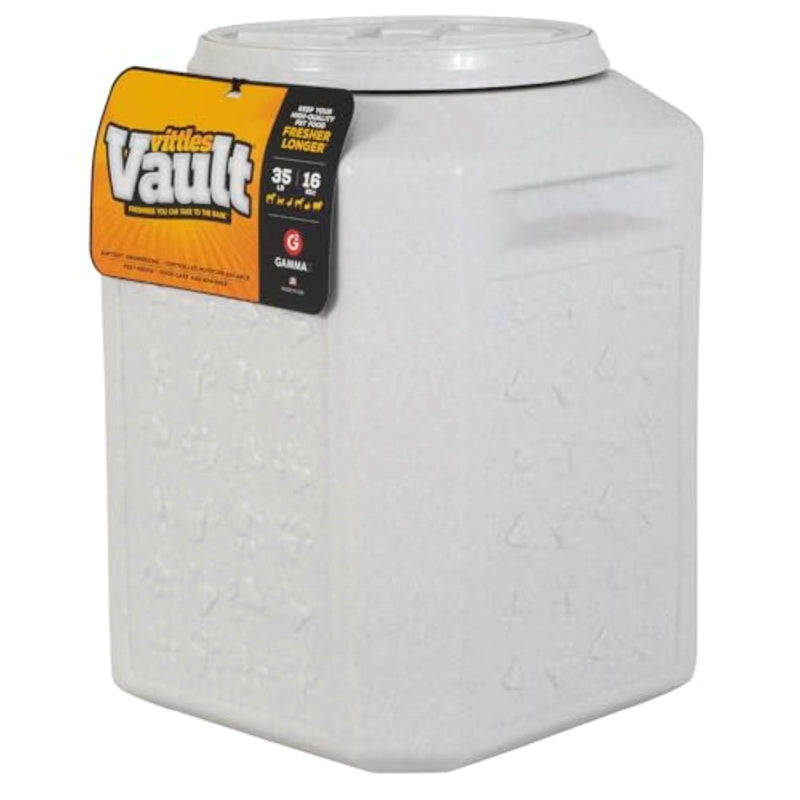 Gamma2 Vittles Vault Pet Food Storage Containers - Sealed Dog and Cat Food Storage Container, Fits up to 35lbs, Made in the USA - [12