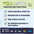 Pawstruck Premium Beef Jerky Dog Treat Chews, Large 10" Strips – Supports Hip & Joint Health, Rich in Glucosamine & Chondroitin, No Added Preservatives – 15 Count