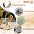 Rosvola Dog Vest Harness Backpack, Dog Harness and Removable Backpack, 2 Saddle Bags, Waterproof Dog Harness Saddle Bag with Reflective Strips for Walking Hiking Training