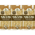 Fieldcrest Farms Nothing to Hide Natural Rawhide Alternative Twist Stix for Dogs - 3 Pack (30 Sticks) Premium Grade Easily Digestible Chews - Great for Dental Health (Peanut Butter, Small Stix)