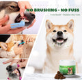 Vetriuntrix Teeth Cleaning Chews for Dogs, Dog Dental Soft Chews for Plaque & Tartar Control with Natural Enzymes, Dental Care for Dogs Fresh Breath with Probiotic
