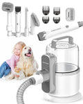 Simple Way Dog Vacuum Grooming Kit for Shedding: Professional Hair Clippers Pet Groomer - Strong Suction Cleaner Deshedding Tool Fur Brush Attachment Trimmer