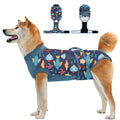 Aimydog Recovery Suit for Dogs Cats,Female Male Dog Onesie for Spay Neuter,Substitute E-Collar & Cone,Anti-Licking Breathable Onesie for Small Medium Large Dogs Cats (Fish,M)