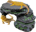 Reptile Basking Platform Gecko Hide Juvenile Beared Dragon Tank Accessories