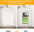 2-Pack Extra Large Transparent Dog Door Replacement Flaps Size 9 3/4" x 17"