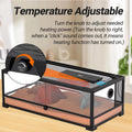 Reptile Heat Panel Adjustable Temperature 60W Reptile Heater for Terrariums, Energy Efficient & Non-Light Reptiles Heati