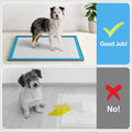 Pee Pad Holder for Dogs,Silicone Dog Puppy Pad Holder, 34 x 28 No Spill Raised Lip High Edge,Portable, Leak-Proof Mat Ho
