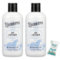EQUIDERMA (2 Pack) Horse Skin Lotion with 10‑Count Pet Faves Pet Wipes – Gentle Soothing Relief for Cannon Bone, Mane & 