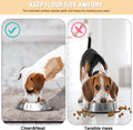 Dog Food Mat for Floors Waterproof Quick Dry Pet Placemat Cat Feeding Bowls Mats for Food and Water, Eco-Friendly Dog Ac