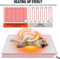 Rest-Eazzzy Pet Heating Pad for Cats,Waterproof,Anti-Bite Timer Warming Mat