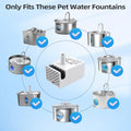 Cat Water Fountain Pump, JY-830 Replacement Pump With Light, Sponge