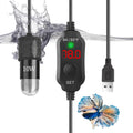 10W 5V/2A USB Super Mini Aquarium Betta Heater LED Digital for up to 1 Gal Tanks