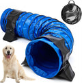 24 in 10 Foot Extra Large PVC Dog Agility Tunnel with Sandbags