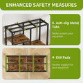20 Gallon Fish Tank Stand with Storage, Aquarium Stand for 20 Gallon Tanks, Heavy Duty Metal Frame with 3 Engineered Woo
