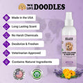 Dog Perfume & Cologne Spray, Long Lasting Deodorizer, Lavender, USA Made