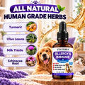 Dog Allergy Relief Drops, Cat Allergy Relief for Cats, Anti-Itch Supplement