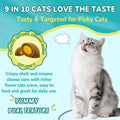 Woyamay 4-IN-1 Flea and Tick Prevention for Cats, 500 Crunchy & Creamy Chews, Cat Flea Treatment, Natural Oral Flea Treatment for Cats, Daily Support for Flea, Immune, Skin & Coat, Gut, Chicken Flavor