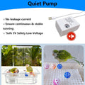 Parakeet Bird Bath with Pump,Large Automatic Parrot Bathtub Shower Fountain