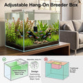 Aquarium Fry Breeder Tray,Air-Driven Water Flow Fish Breeder Box