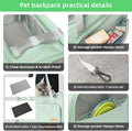 Cat Carrier Soft Sided Dog Carrier with 1 Poop Bags and 5 Pee Pads,Airline Approved Pet Carrier for Small Dog/Cat Bag(16