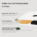 AWoHH 16-Pack Cat Water Fountain Filter Compatible With Catit Pixi Water Fountain Filter Replacement Triple Action Water Filter, 4 Pump Tubes 1 Hard Brush