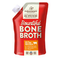 Stella & Chewy's Human-Grade Grass-Fed Beef Bone Broth for Dogs - Joint & Gut Health Liquid Food Topper with Collagen & Turmeric, 16 Fl Oz Resealable Pouch