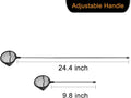 Aquarium Telescopic Fish Net w/Extendable Handle Soft Mesh 3.5"