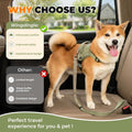 Dog Seat Belt for Car, Adjustable Shock Absorbing Pet Safety Seatbelt