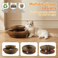 Kitty Curls Cat Toy,Magic Organ Cat Scratcher Board,Foldable Recyclable Cat Accordion Toy,Interactive Scratch Pad with T