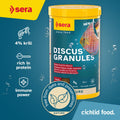 Sera Discus Granules 1000ml (14.8 fl oz) | Discus & Ornamental Fish Food