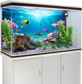 48x18 in Underwater Aquarium Backdrop Tropical Coral Fish Tank Background