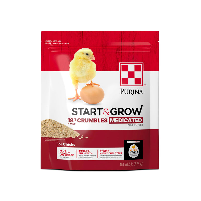 Land O'Lakes Purina 0038552 Start and Grow Poultry Sunfresh Pet Feed, 5-Pound