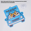 Zynoro Visible Car Window Suction Cup Signs,2-Pack Double-Sided Pet Mode Indicators, Must-Have Car Accessory for Dog Owners