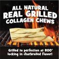 Beef Rawhide Grillers, All-Natural Dog Chews, 12 Oz