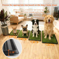 Dog Grass Pad with Tray 25"X20" - Artificial Turf Pet Potty for Apartment Balcony/Patio, Portable Fake Grass Litter Box 