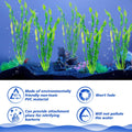 Ameliade 12 PCS Aquarium Artificial Soft Plastic Seaweed Plants Decor