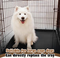 3 Pcs 41 Inch Replacement Dog Crate Pan, Plastic Bottom Tray for Dog Crate