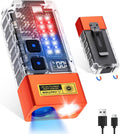 DARKBEAM 365nm UV Flashlight USB-C Black Light with Filter and LCD Display