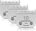3 Pack 10 Clipper Blade Compatible with Andis, Wahl and Oster Dog Clippers
