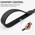 Joytale Dog Leash, 6 FT Double-Sided Reflective, Padded Handle Nylon Heavy Duty Leashes for Medium & Large Dogs Walking, Black