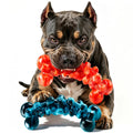 WOWBALA Dog Toys for Aggressive Chewers - Build for Aggressive Chewers for Long Lasting Fun, Non-splintering, Teeth Cleaning Indestructible Dog Chew Toys for Medium & Large Dogs, 2 Pack