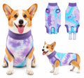 TORJOY Dog Recovery Suit After Surgery, Zipper Onesie for Spay & Neuter, Soft Cotton E-Collar Alternative, Anti-Licking Body Suit for Small Medium Large Dogs Male & Female