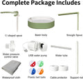 Bird Automatic Bath Shower,Large Bird Shower Fountain with Running Water