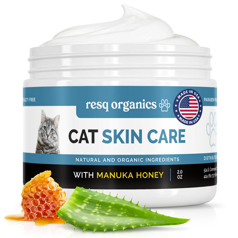 RESQ Organics CAT Skin Care Balm, 2-FL OZ JAR