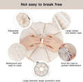 H HIDREAM Soft Cat Cone Collar， Cute Adjustable Cat Recovery Collar，Elizabethan e Collar that can Protect Head and Foot Wounds，Egg White All-Season Style