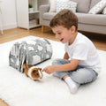 3PCS Guinea Pig Tunnel Set Washable Guinea Pig Houses and Hideouts Cozy Soft Small Animals Hideout Tubes for Hamster Chi
